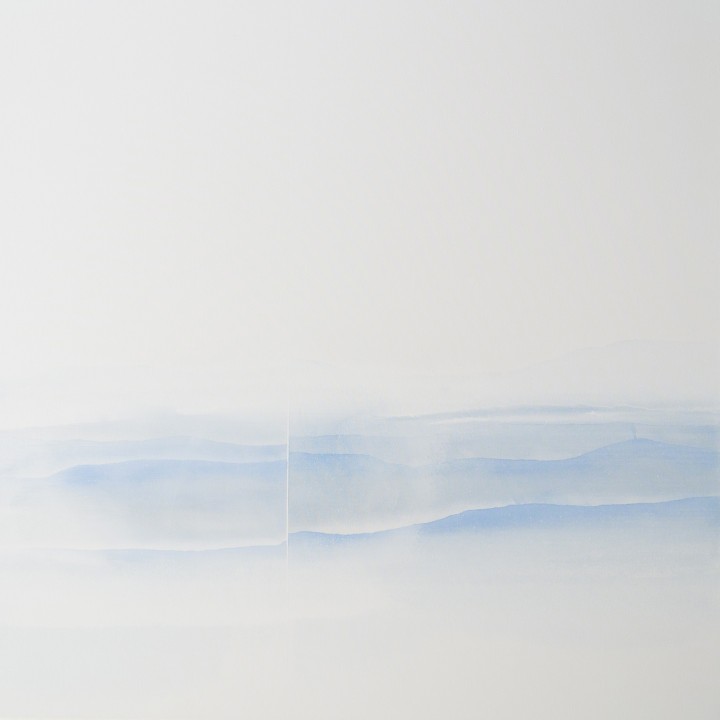 Minus.log - A-line, 2016, olio su tela, 80 x 80 cm