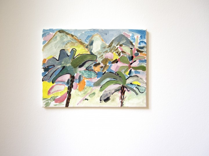 Lorenza Boisi - Mattina al Forte Castello, 2016, olio su tela, 40 x 50 cm